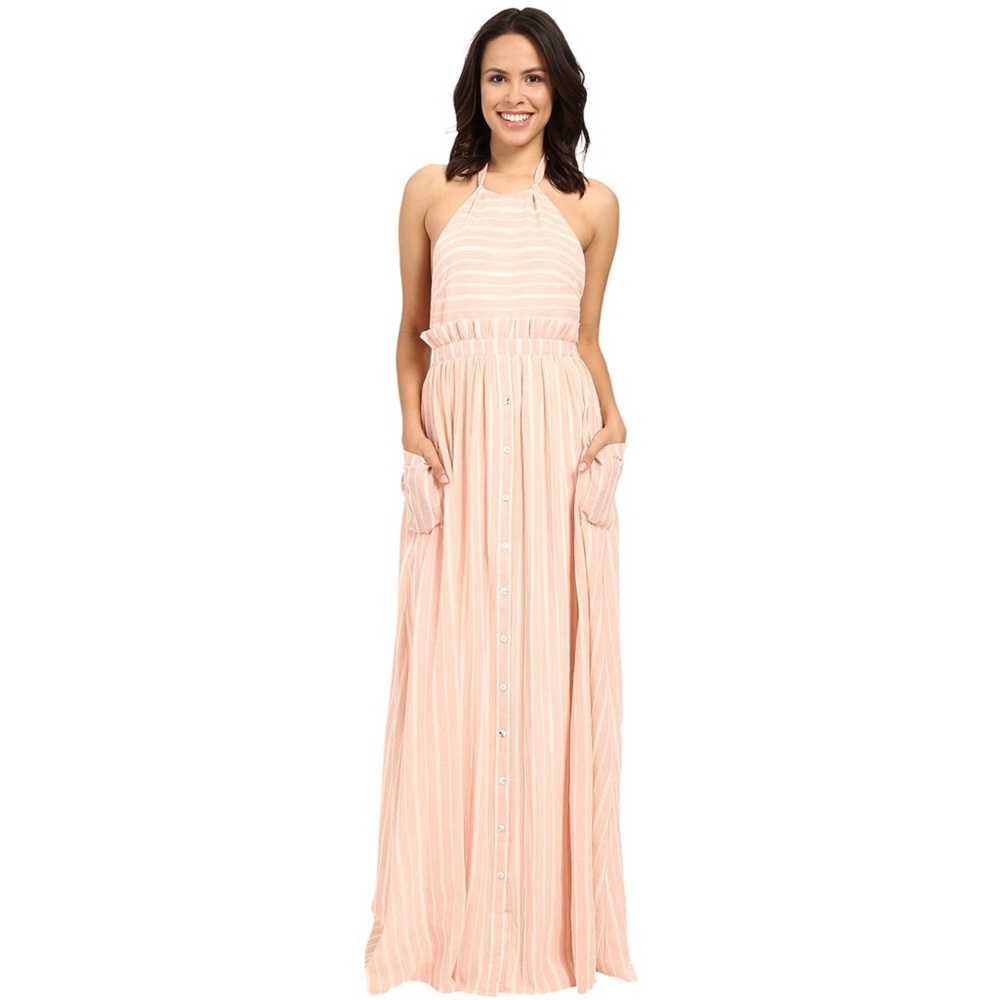 NWT Mara Hoffman Linen Blend Full Length Dress